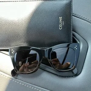 Celine | Accessories | Celine Cateye Sunglasses S04 In Black  display picture 3